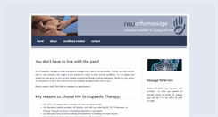 Desktop Screenshot of nworthomassage.com